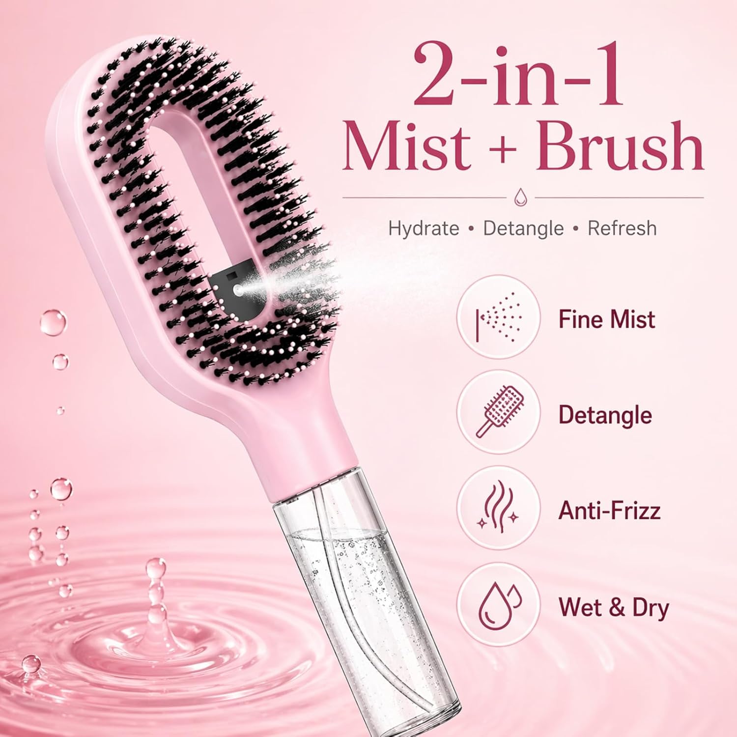 Magic Mist Hairbrush