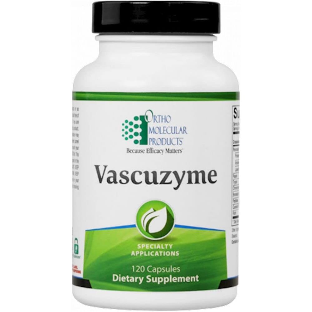 Ortho Molecular Vascuzyme 120 Capsules - B09MZDWCPW
